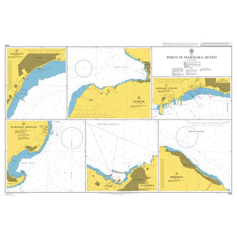 Admiralty Seyir Haritası 1006 - Marmara Denizi Limanları