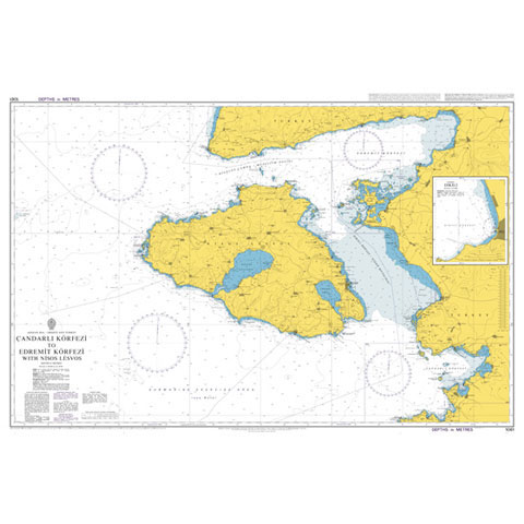 Admiralty Seyir Haritası 1061 - Çandarlı Körfezi - Edremit Körfezi