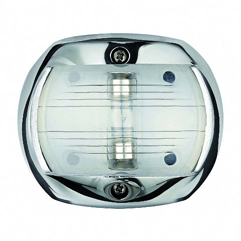 Osculati COMPACT 12 Seyir Feneri AISI 316 Paslanmaz Çelik 12V - Pruva - Beyaz