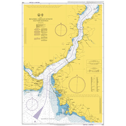 Admiralty Seyir Haritası 1159 - Güney İstanbul Boğazı