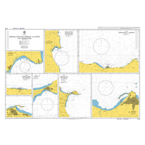 Admiralty Seyir Haritası 1272 - Giresun İğneada İnebolu Sinop
