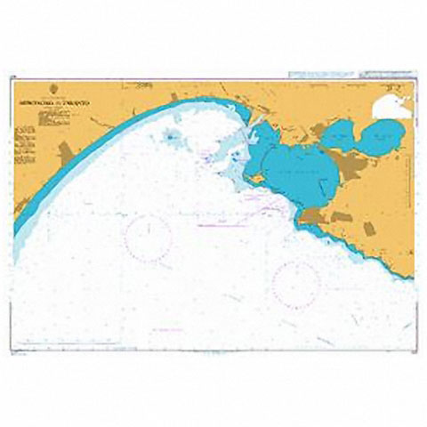 Admiralty Seyir Haritası 1417 - Taranto Girişi