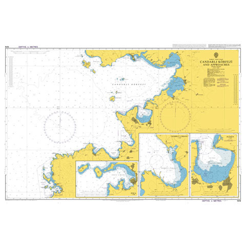 Admiralty Seyir Haritası 1618 - Çandarlı Körfezi ve Çevresi
