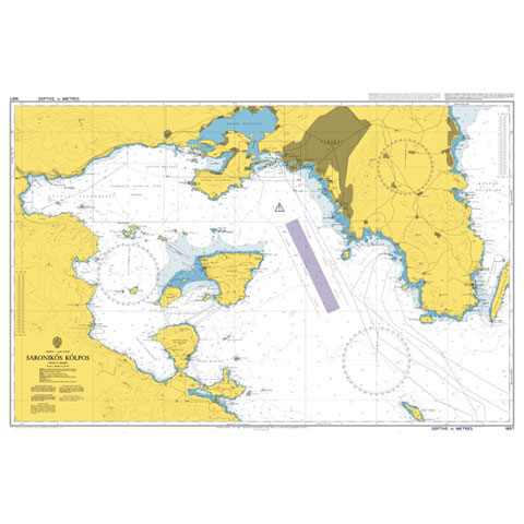 Admiralty Seyir Haritası 1657 - Saronikos Kolpos