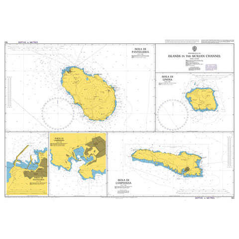 Admiralty Seyir Haritası 193 - Sicilya Boğazı