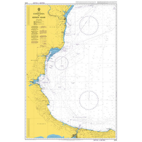 Admiralty Seyir Haritası 2230 - Köstence - Kefken Adası