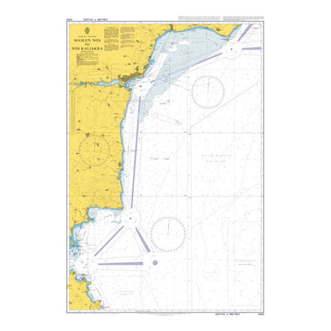 Admiralty Seyir Haritası 2283 - Maslen Nos - Nos Kaliakra