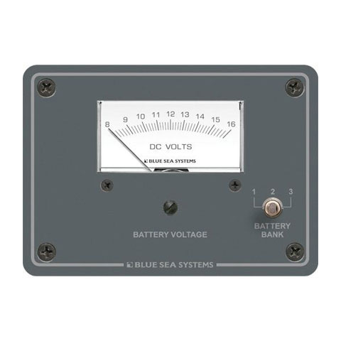 Blue Sea Systems 8015 Analog DC Voltmetre - 12V