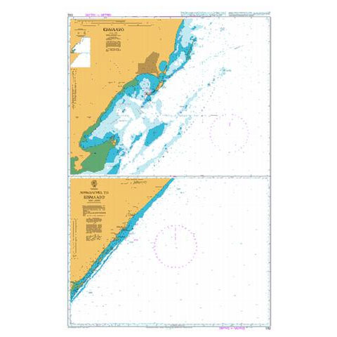 Admiralty Seyir Haritası 1052 - Kismayu ve Çevresi