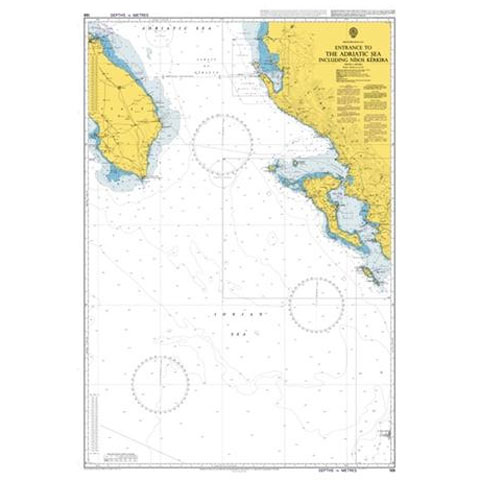 Admiralty Seyir Haritası 188 - Adriyatik Denizi Girişi