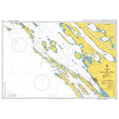 Admiralty Seyir Haritası 515 - Zadar - Mali Losini Limanı