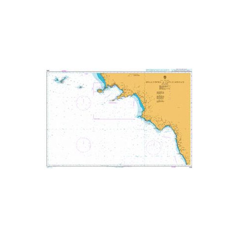Admiralty Seyir Haritası 1908 - Ischia Adası - Bonifati Burnu