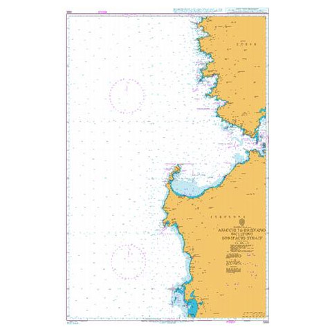 Admiralty Seyir Haritası 1985 - Ajaccio - Oristano
