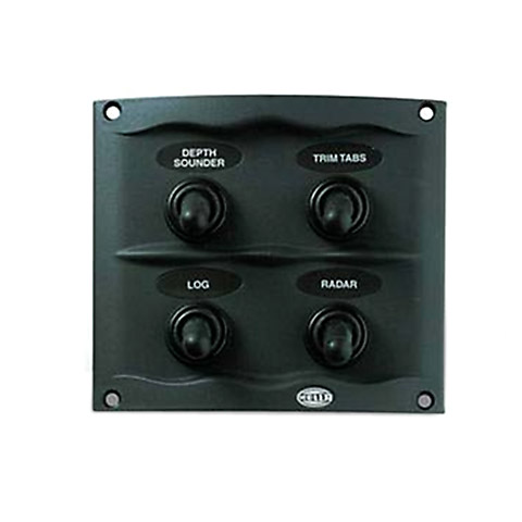 Hella Marine Kompakt Switch Panel - 20 A. 4 Anahtarlı - Beyaz