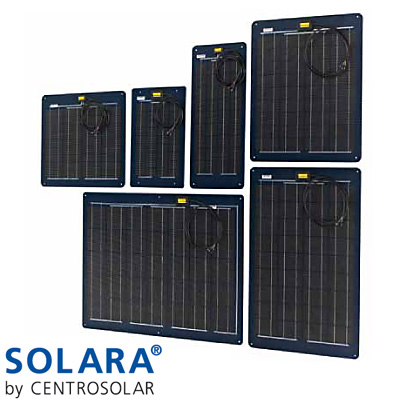 34 WP Solara Güneş Paneli 590 x 490 x 2 mm