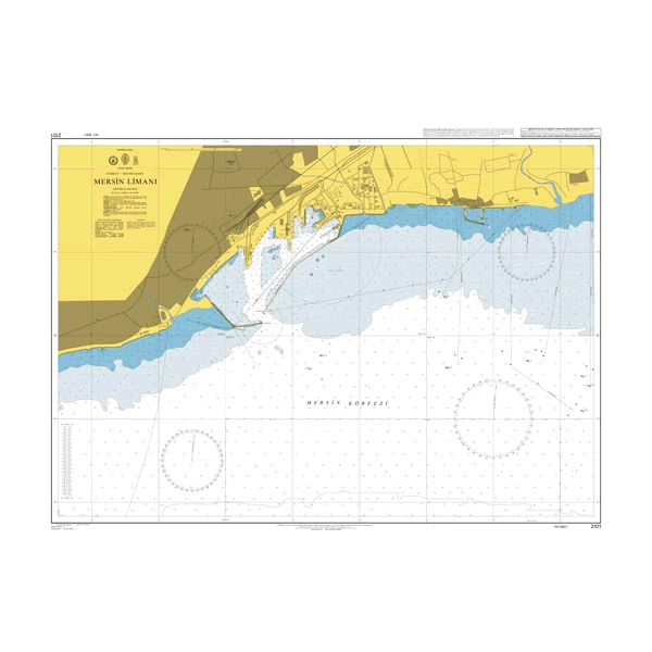 Admiralty Seyir Haritası 2101 - Mersin Limanı
