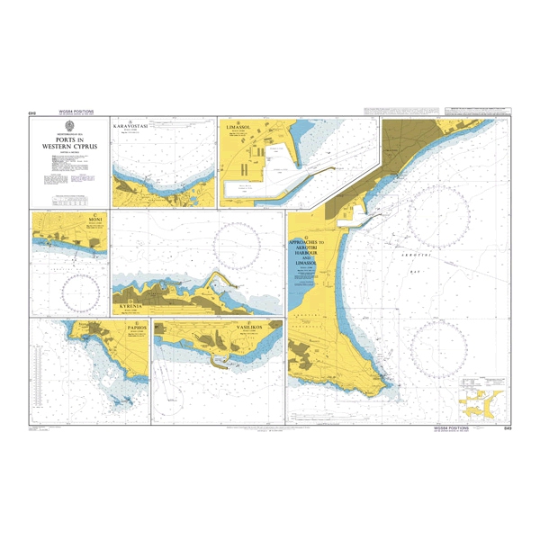 Admiralty Seyir Haritası 849