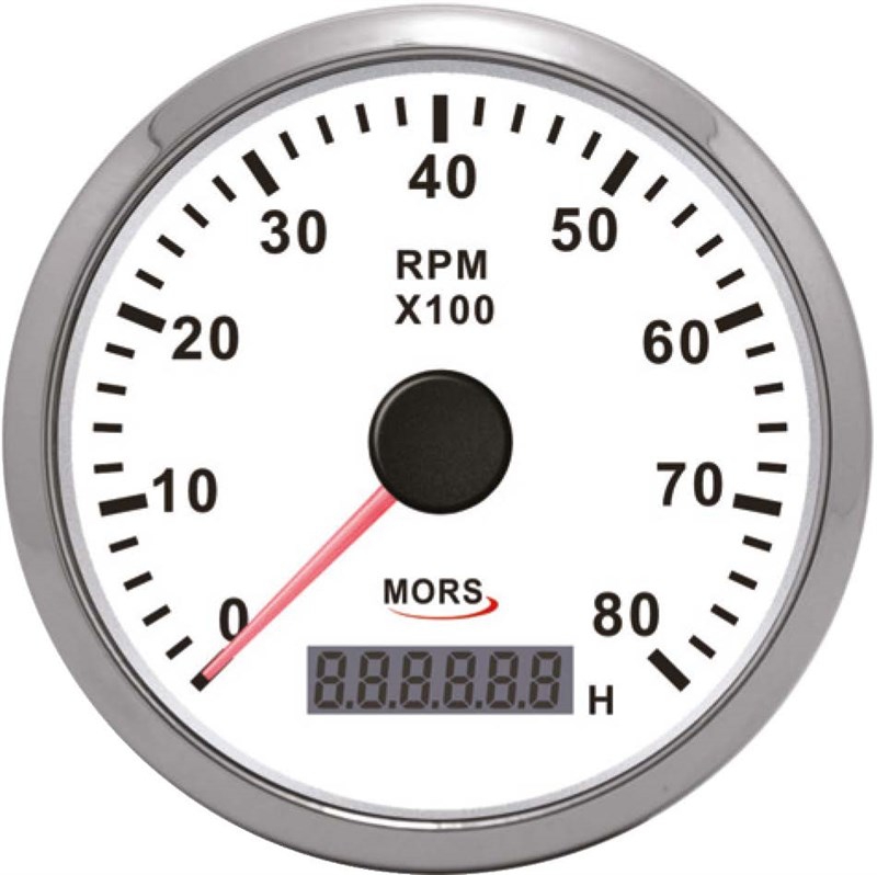 Mors Devir Göstergesi 12-24V - 8000 Rpm. - Beyaz