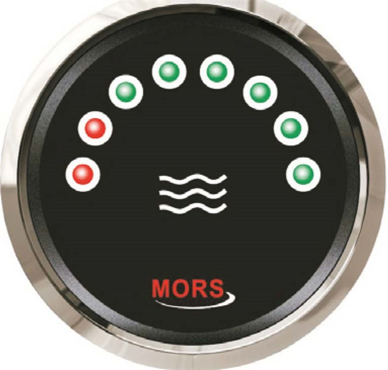Mors Dijital Su Tankı Seviye Göstergesi 12-24V - 0/190 Ohm. - Siyah