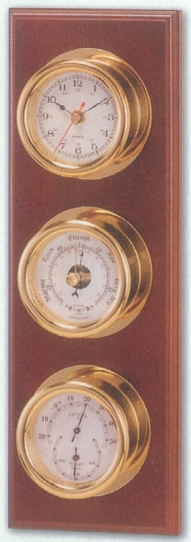 Sea Power CK184 Üçlü Set - Saat/Barometre/Termometre-Higrometre