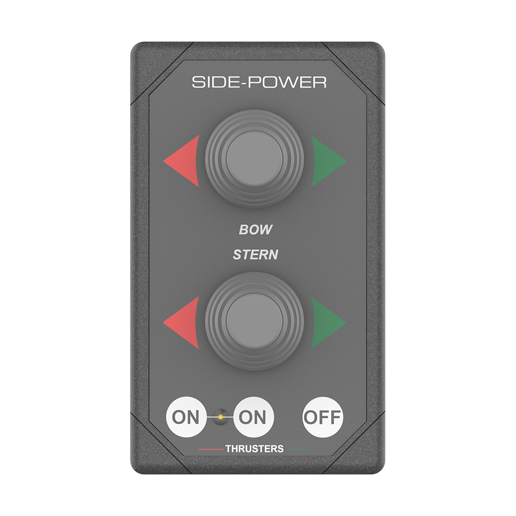 Side Power 8940 Joystick Panel (Bow+Sternthruster) - Gri