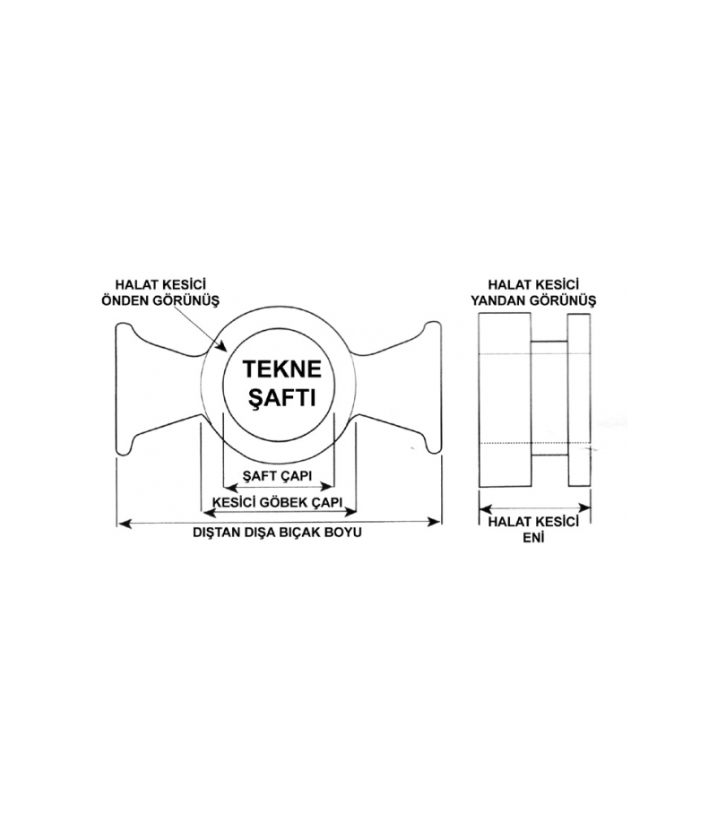 Spurs Marine Type-F Halat Kesici Sistemi - 60mm.