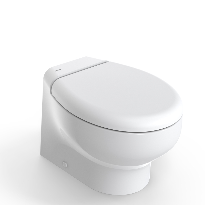 Tecma 2G Silence Plus Short Elektrikli Tuvalet 24V -Yavaş Kapanır Kapak-Taharet Musluklu