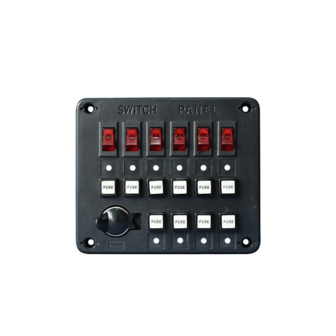 Tmc Switch Panel 6'lı 12V Işıklı Soketli