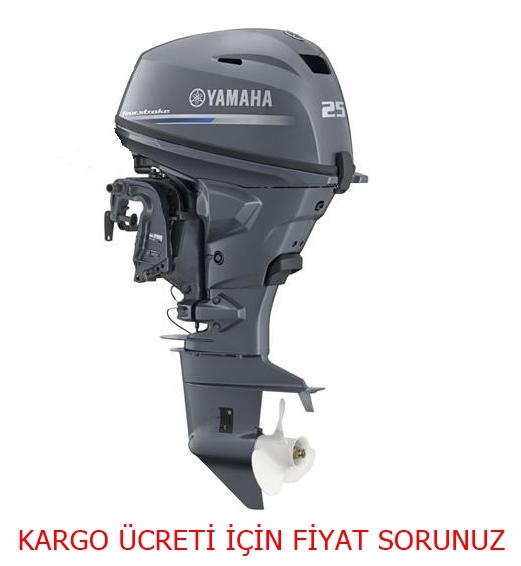 Yamaha 4 Zamanlı Deniz Motoru 25 Hp Uzun Şaft Elektrikli Trimli